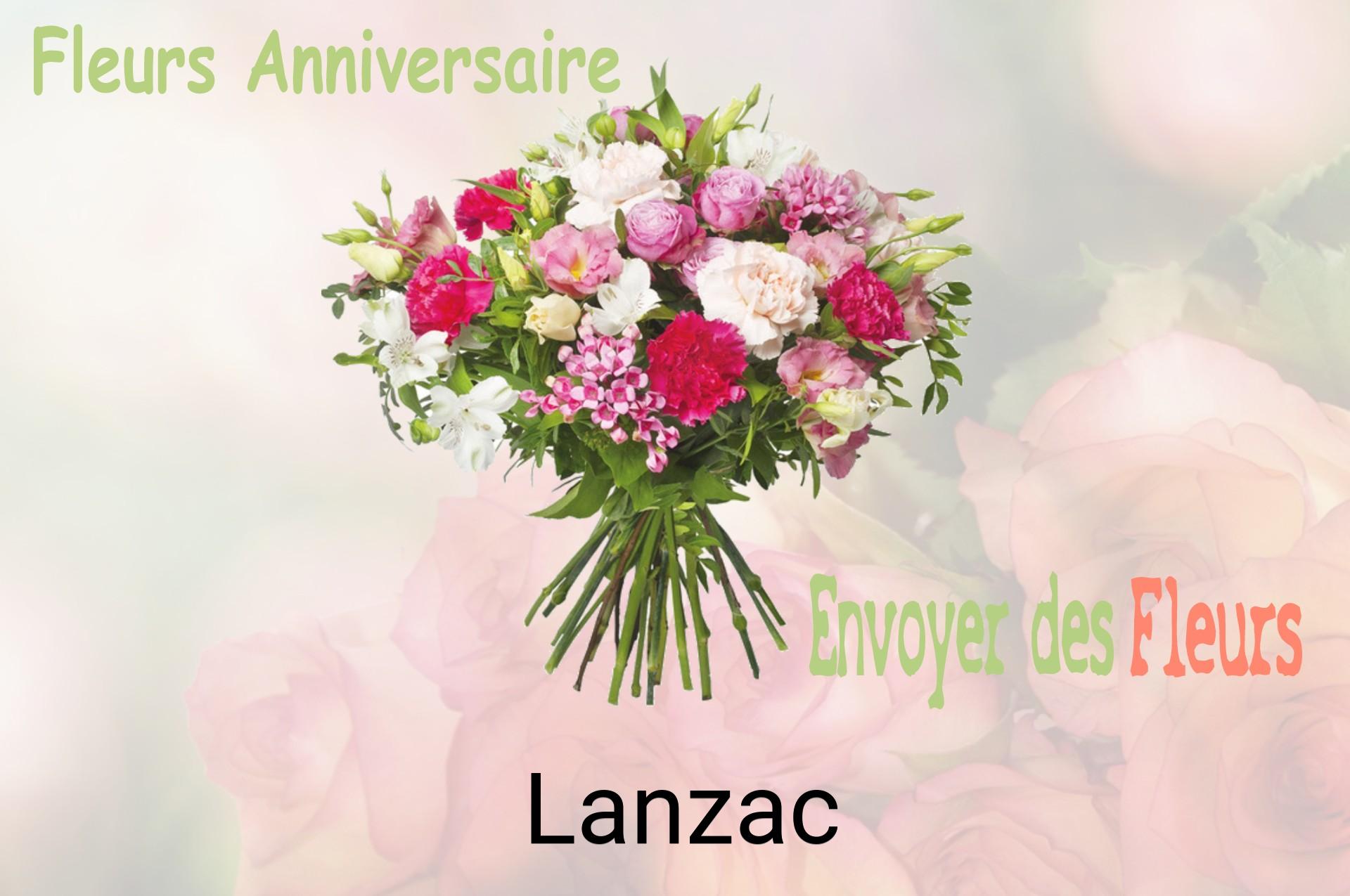 Bouquet de fleurs d’anniversaire livré à Lanzac